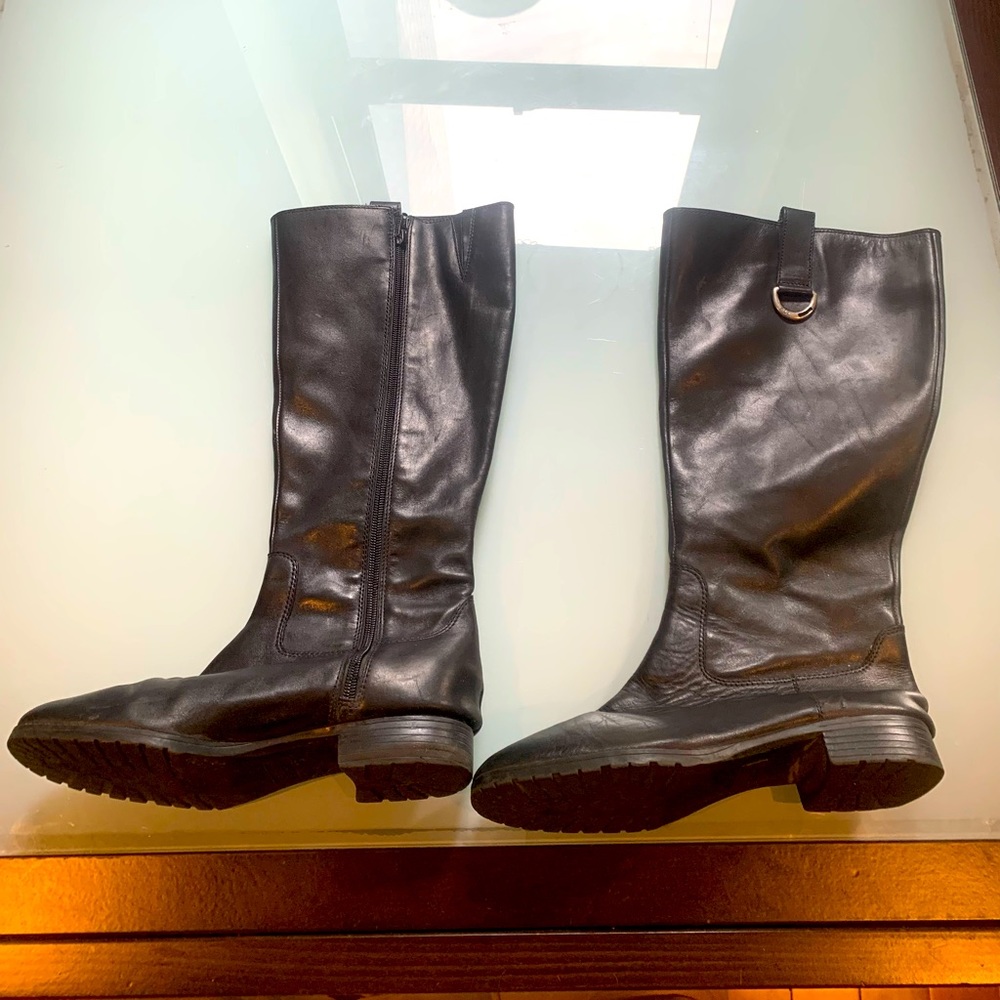 Ralph Lauren Genuine Leather Knee High Boots